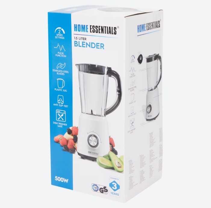 Blender Home Essentials 1,5 litra, 500 watów