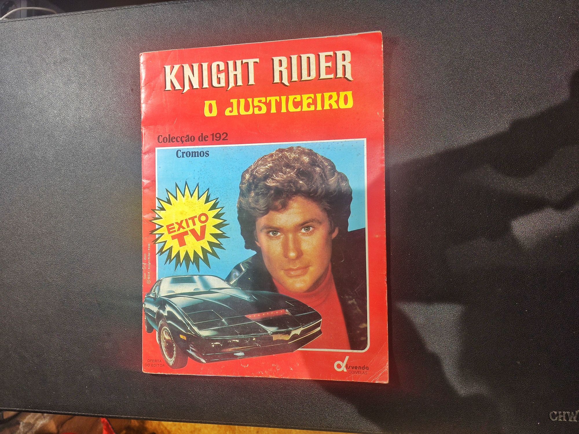 Caderneta de cromos Knight Rider (O justiceiro)