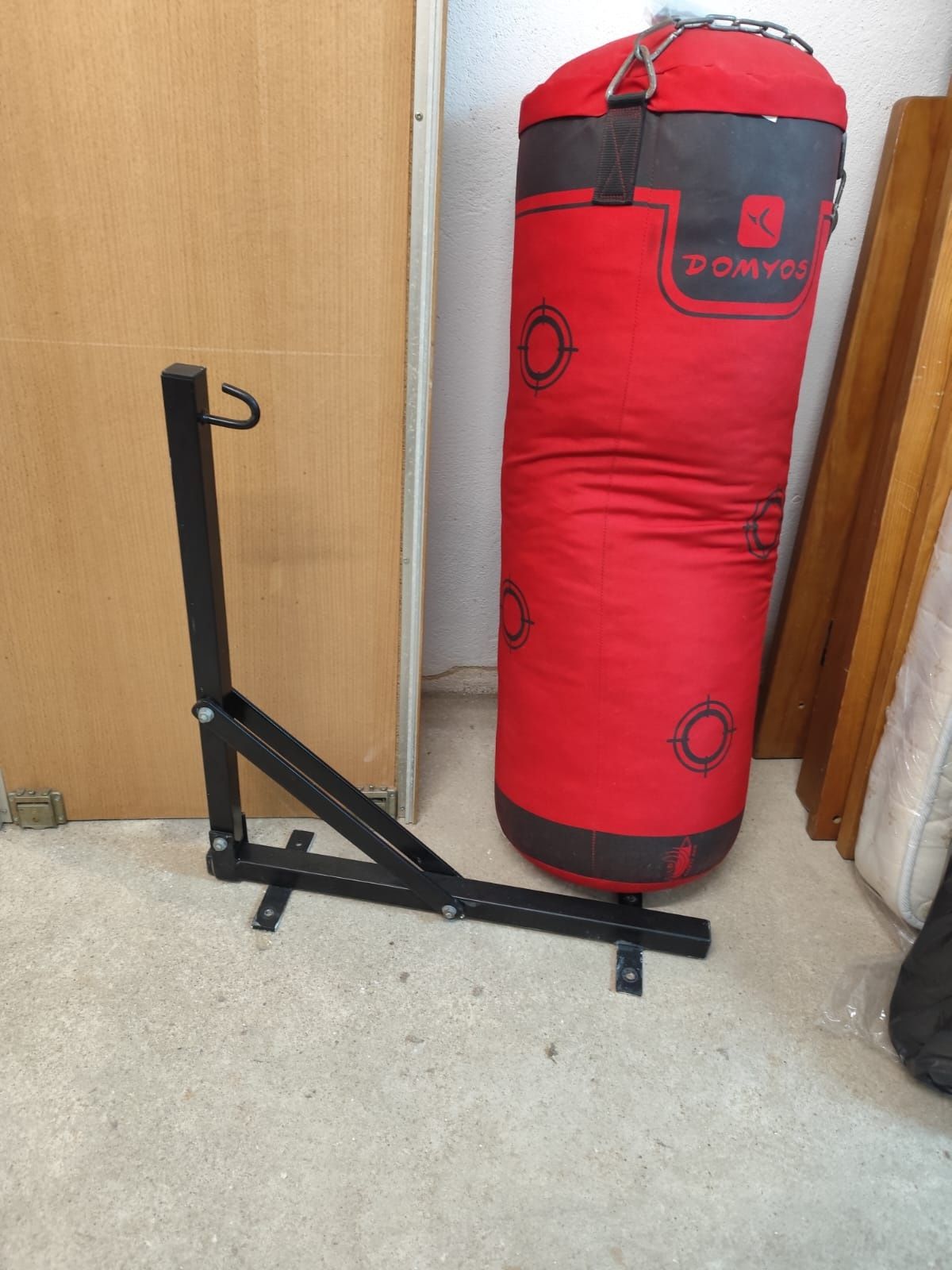 Saco Boxe Vermelho Domyos
