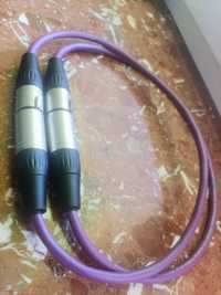 Interkonekt 2x 0.5m XLR Melodika MDC1230 OFC