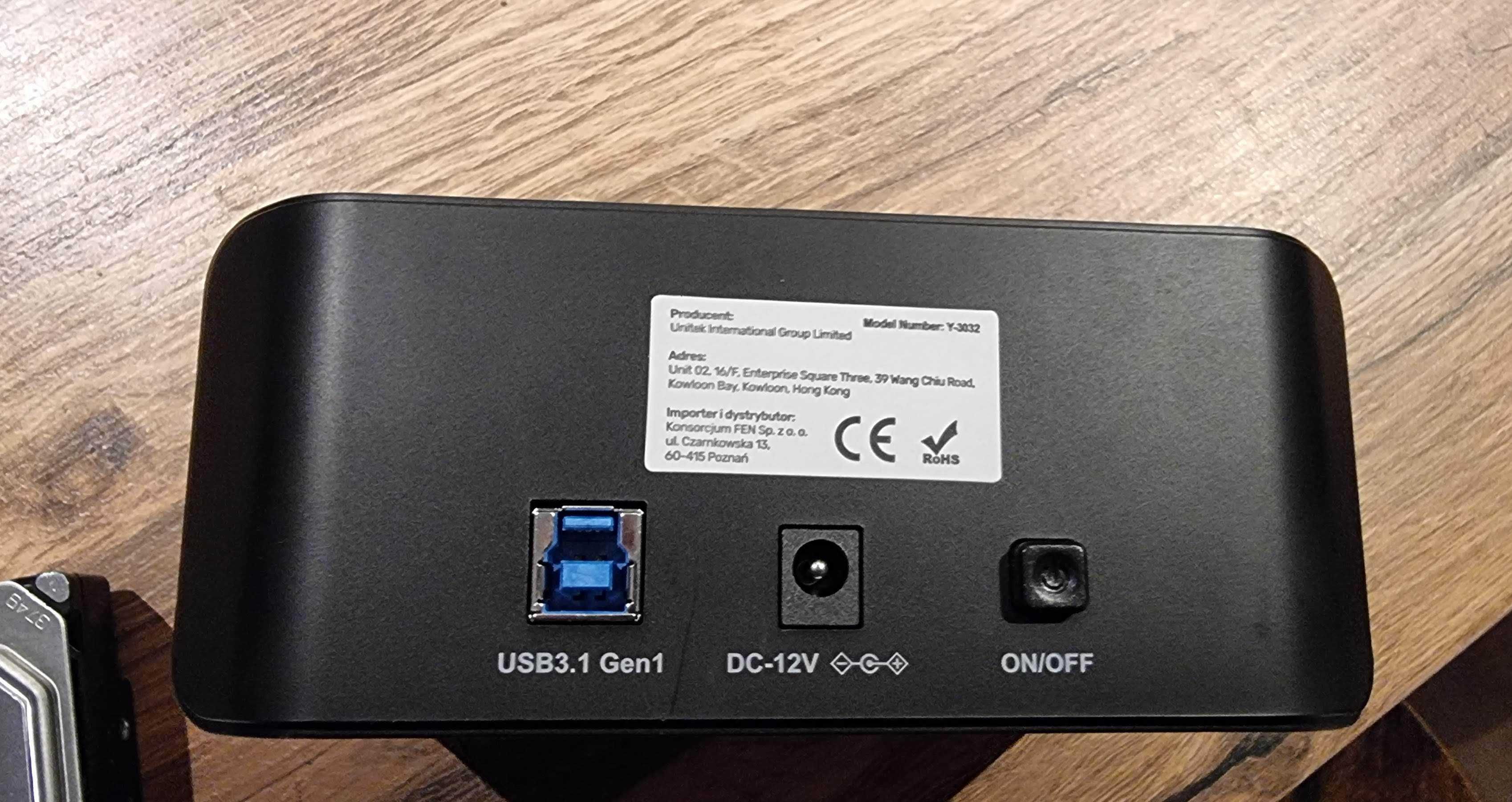 HDD Unitek USB 3.1 + 5TB HDD (130MB/sec)