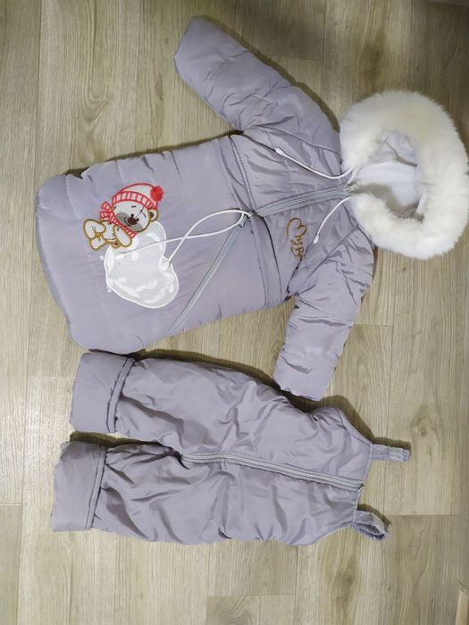 Дитячий зимовий комбінезон 0-18 міс, 3 в 1