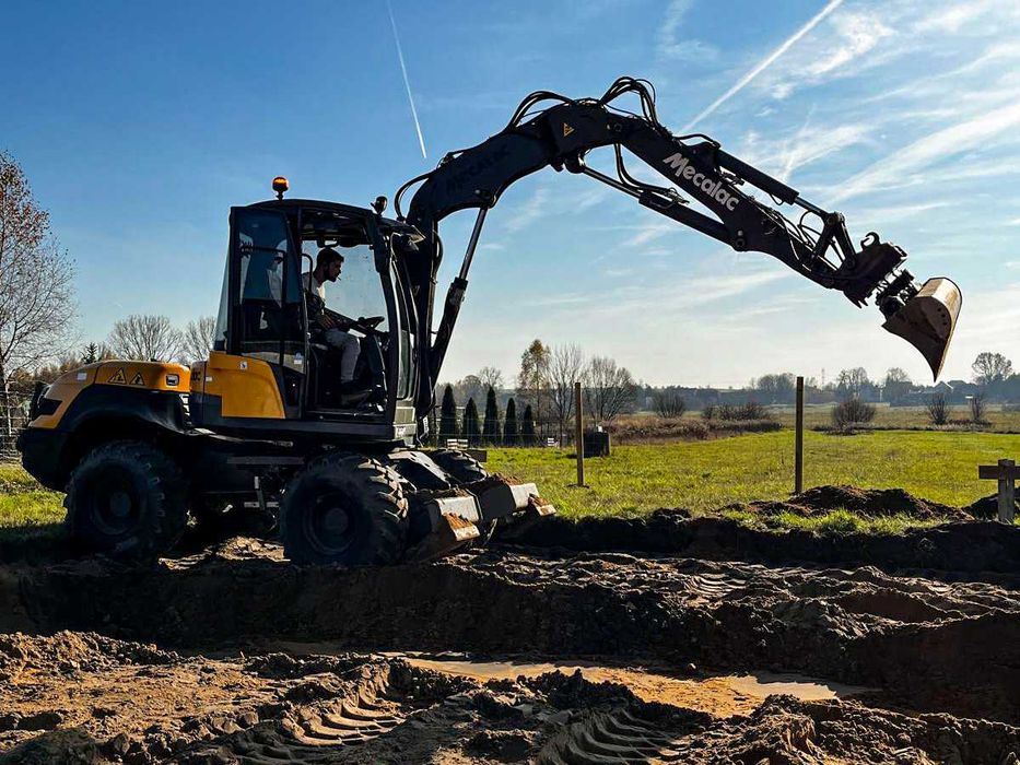 Mecalac 12MTX 10t wynajem, usługi | Koparka - Ładowarka | Prace ziemne