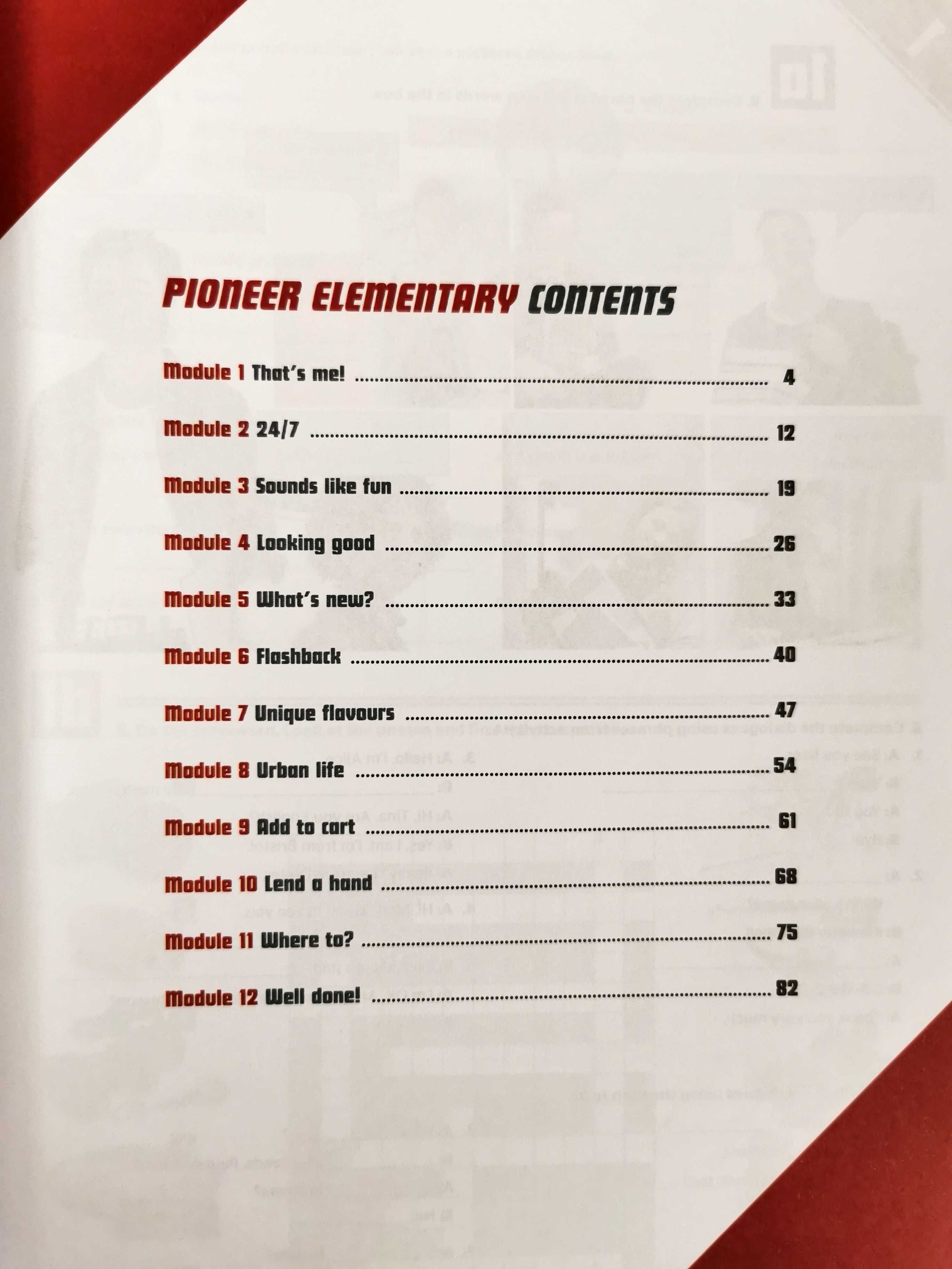 Zeszyt ćwiczeń PIONEER elementary A1 workbook MMPublications