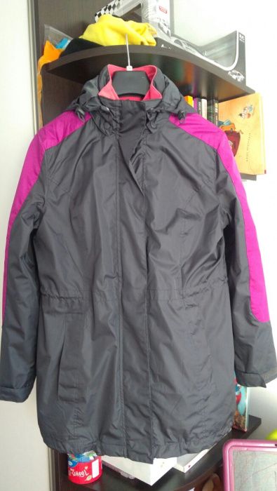 Kurtka sportowa z polarem, na każdą pogodę 3 w 1, r. 40/42