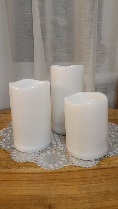 Садові свічки IPX5 Homemory 3шт на акумуляторах сонячна зарядка датчик