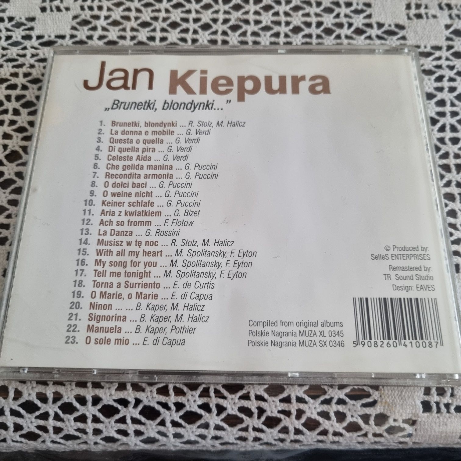 CD Jan Kiepura ,,Brunetki, blondynki" 1997 oryginał