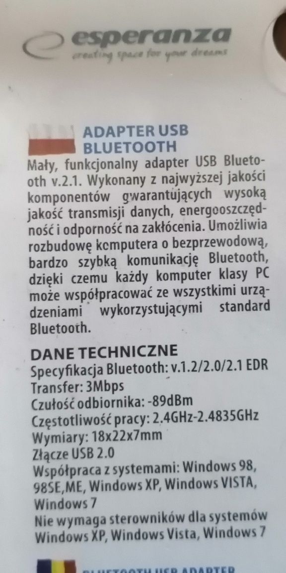 Adapter bluetooth