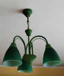 Lampa lampka żyrandol zielona zielony