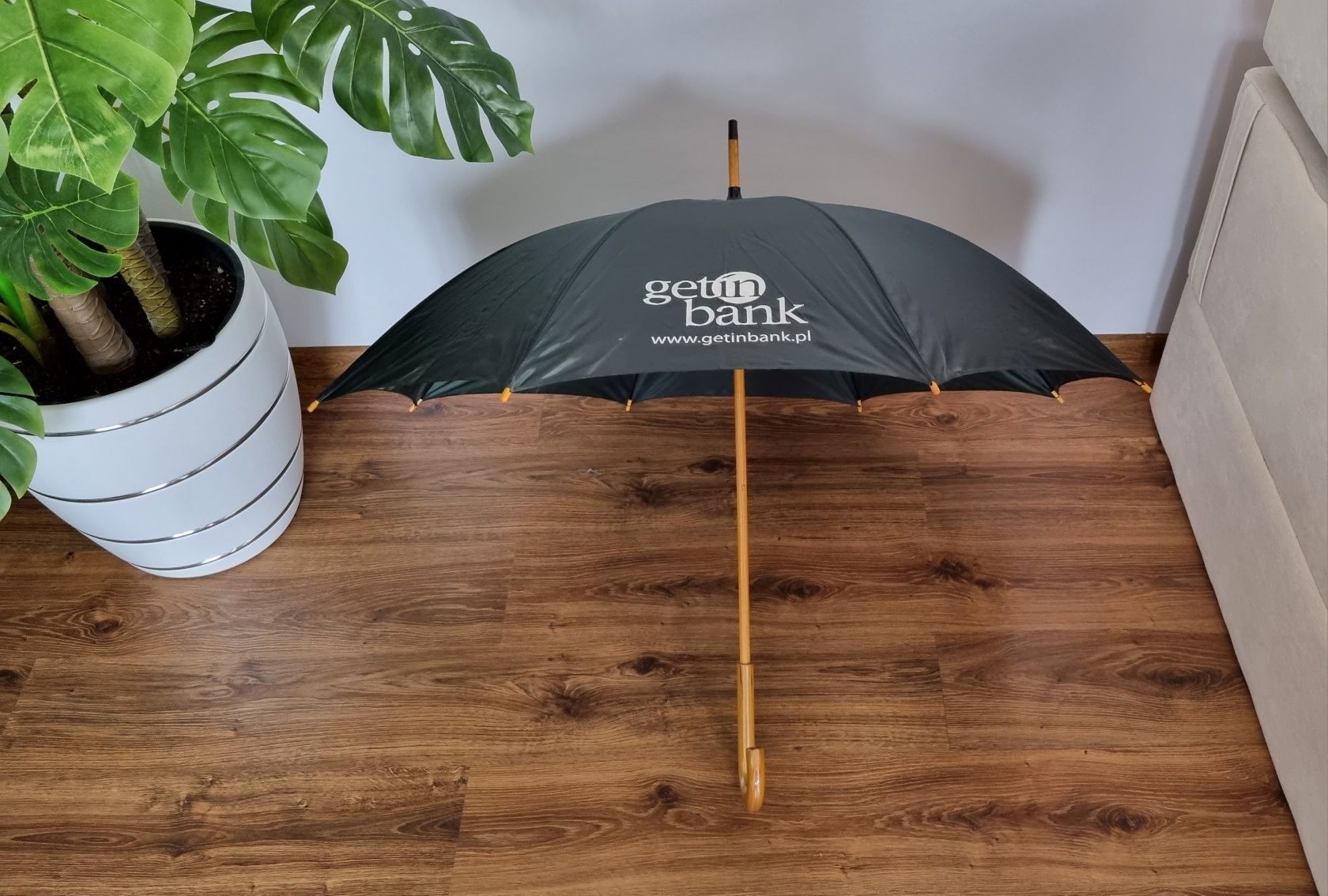 Parasol drewniany - parasolka duży  - Nowy okazja!