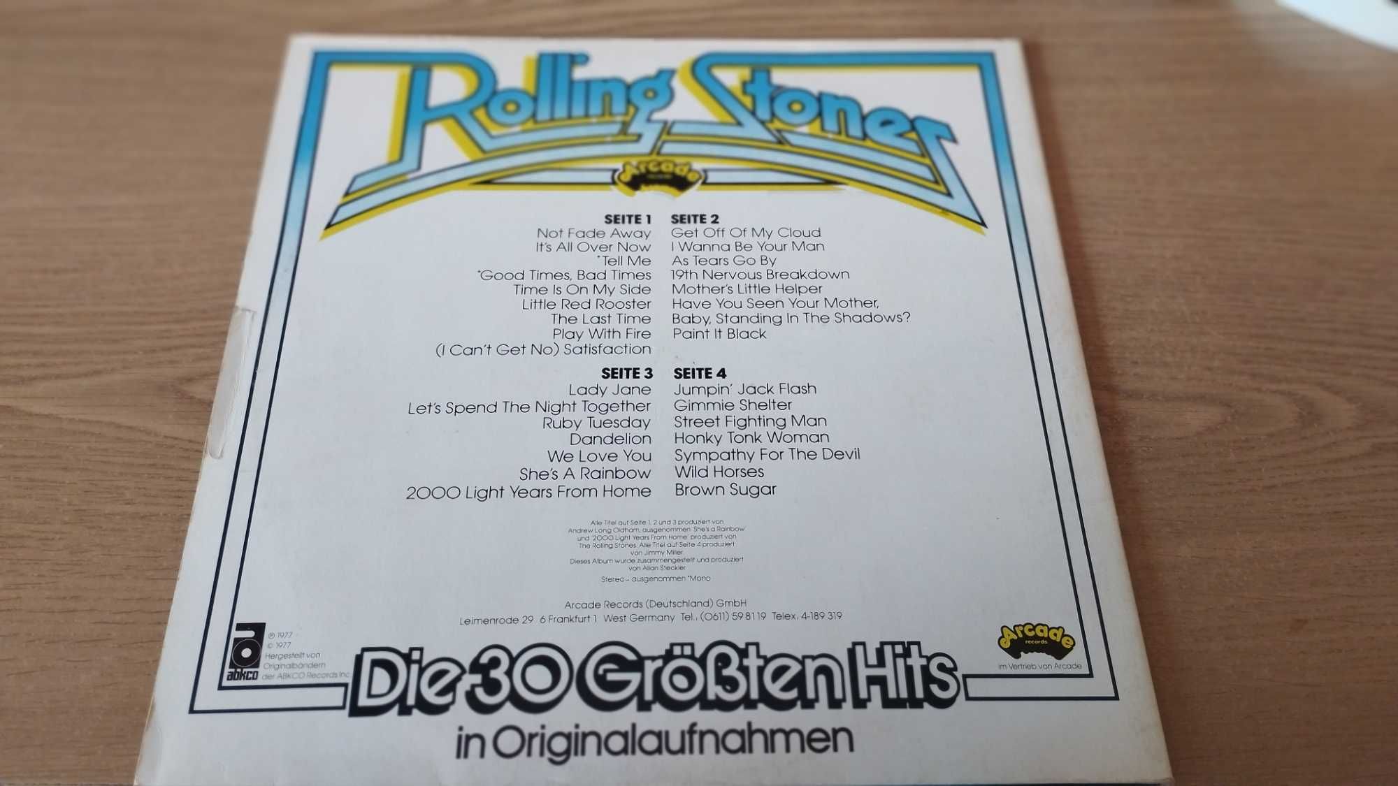 Rolling Stones - Die 30 Größten Hits (2LP) winyl