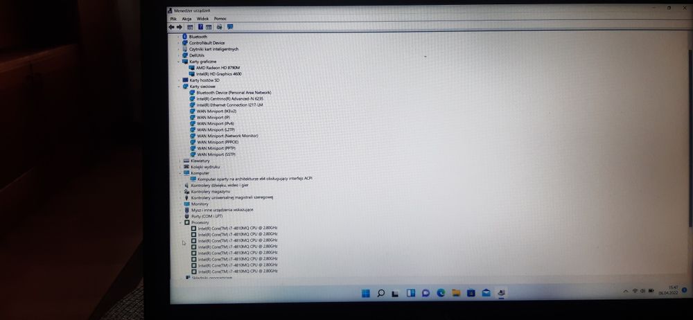 Dell e6540 Intel Core i7