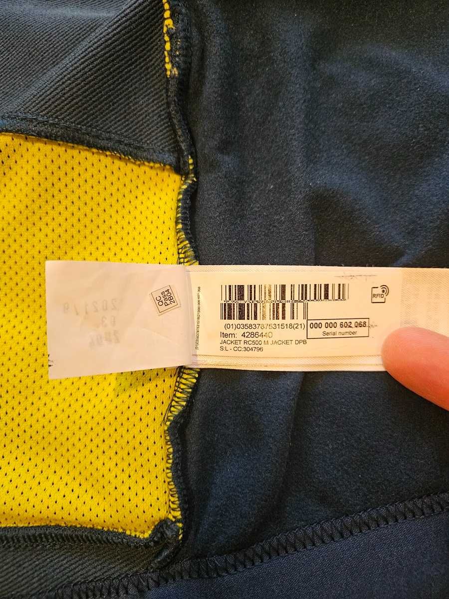 Softshell Kurtka Zimowa Rowerowa Triban RC500 rozmiar L JAK NOWA