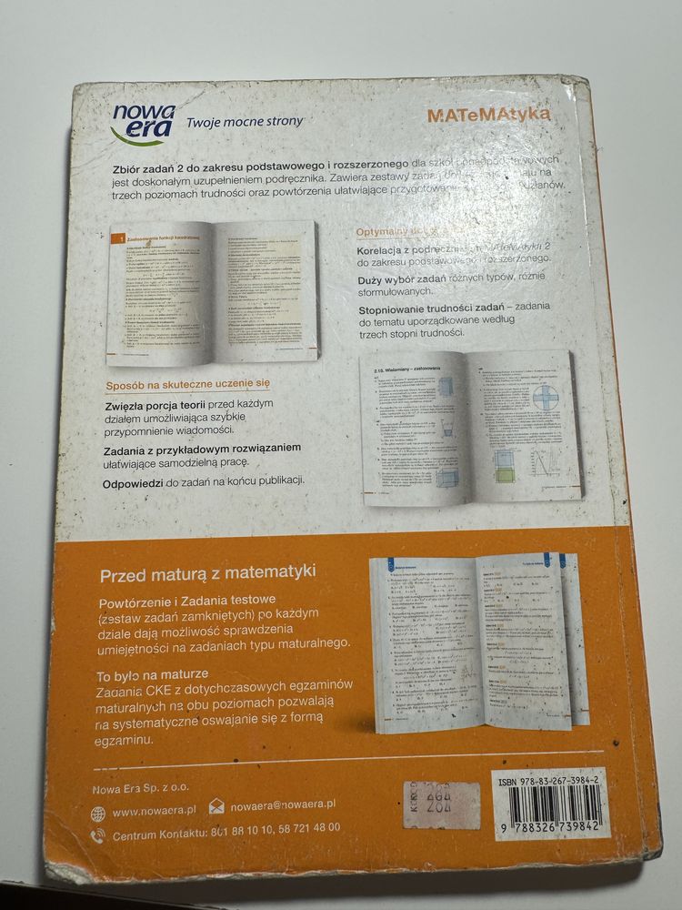 Zbiór zadań Nowa Era cz2 matematyka pr
