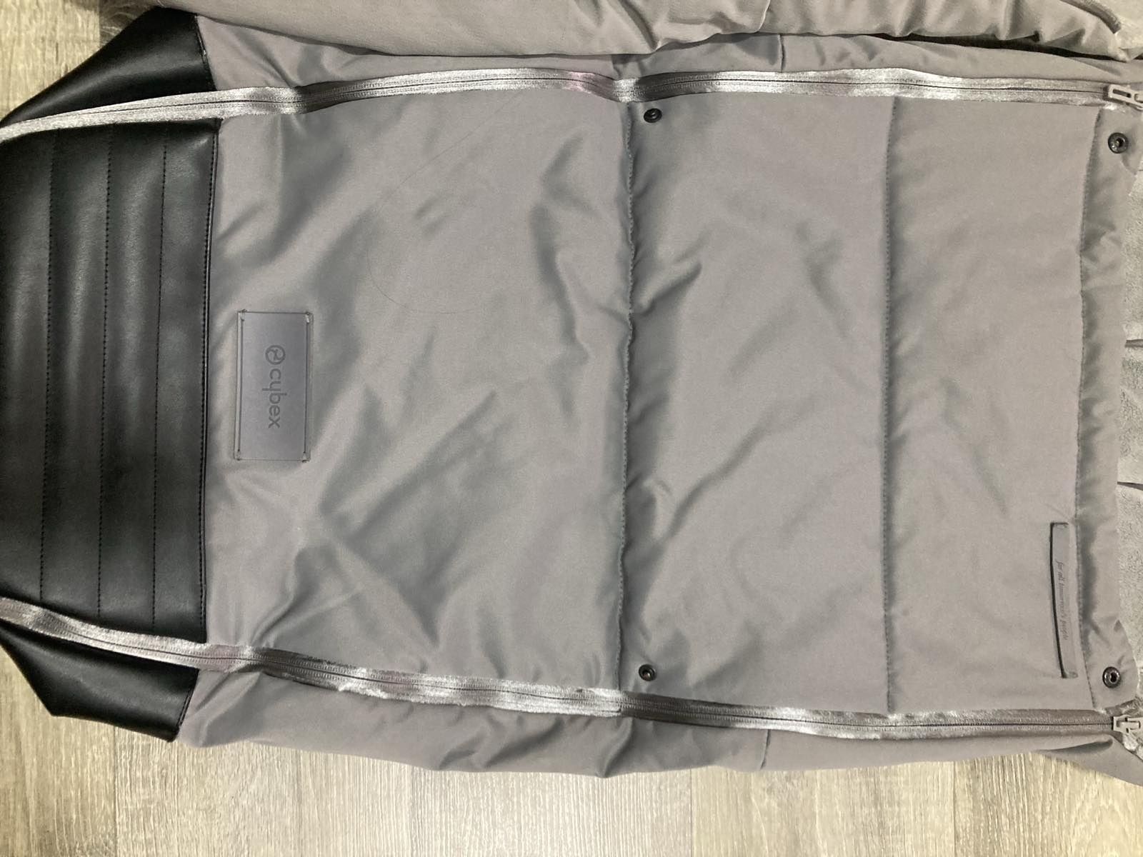 Cybex priam lux Mid Grey  Soho Grey Конверт, футмуф, Кокон