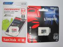 Kingston microSD 64Gb Class 10 Карта памяти новая флешка