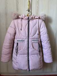 Продам зимове пальто для дівчинки 134