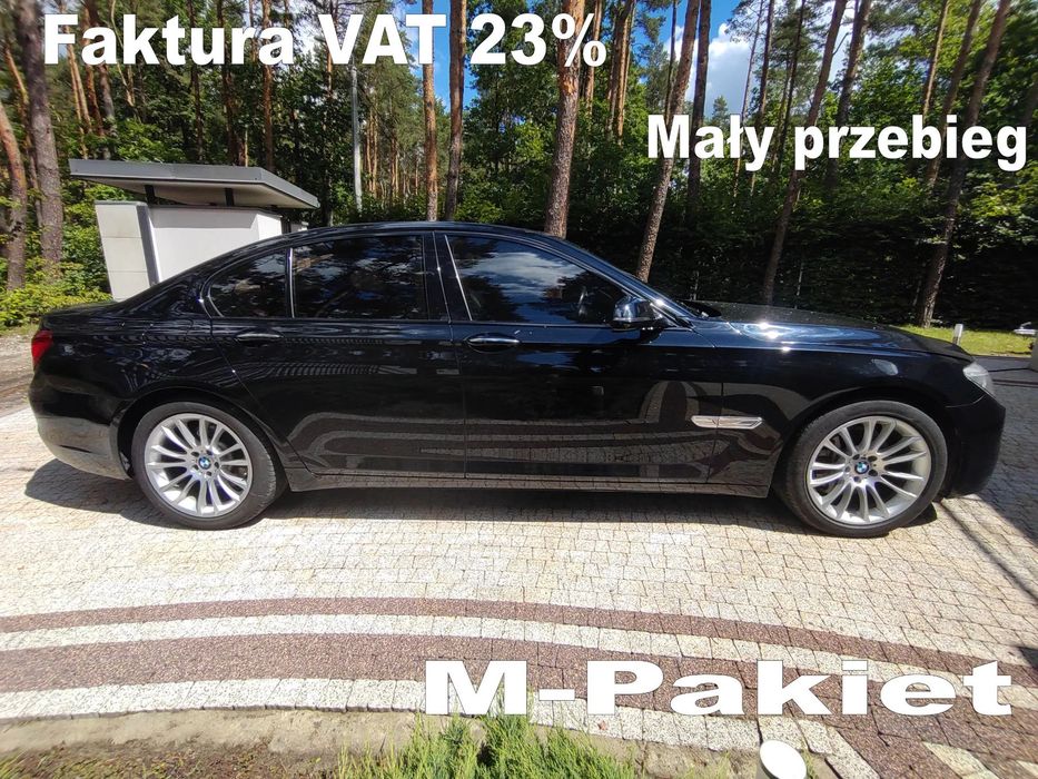 BMW Seria 7 Faktura VAT, niski przegieg, M-Pakiet