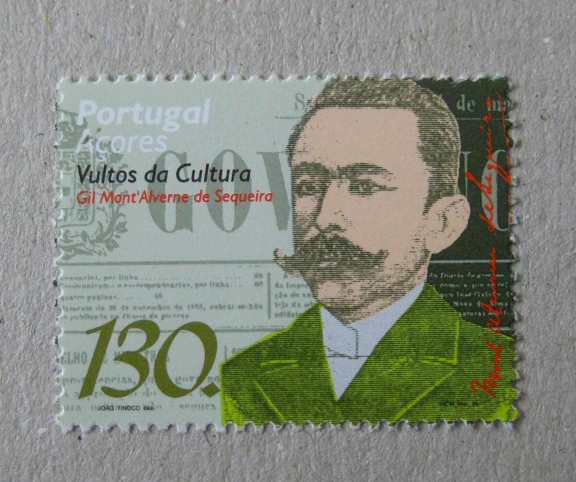 Série nº 2266/67 – Vultos da Cultura – Açores  1995