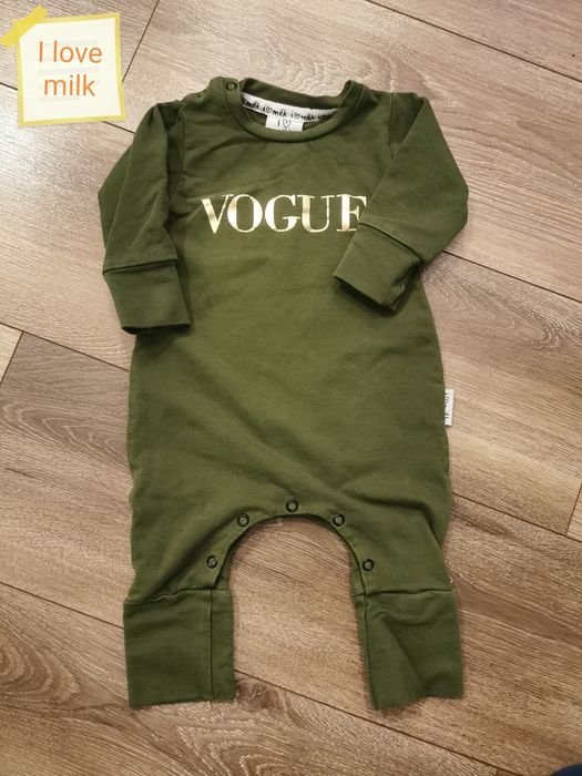 Romper kombinezon dresowy pajacyk I Love Milk 62 Vogue