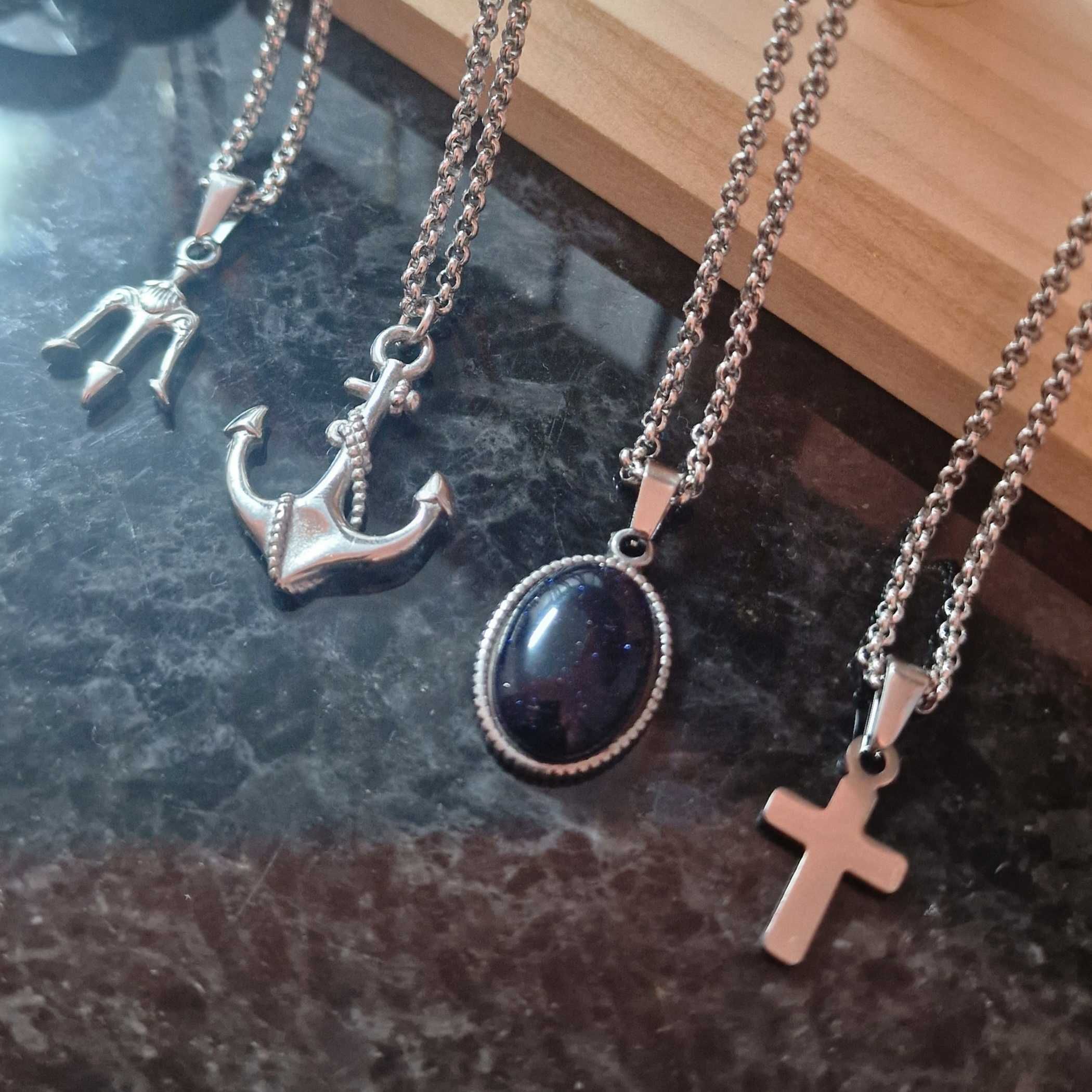 Pulseiras fios aneis masculinos homem aço inoxidável 316L