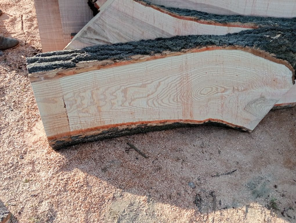 Foszty monolit tarcica blaty deska jesion na stół ok 155x65x7cm różne