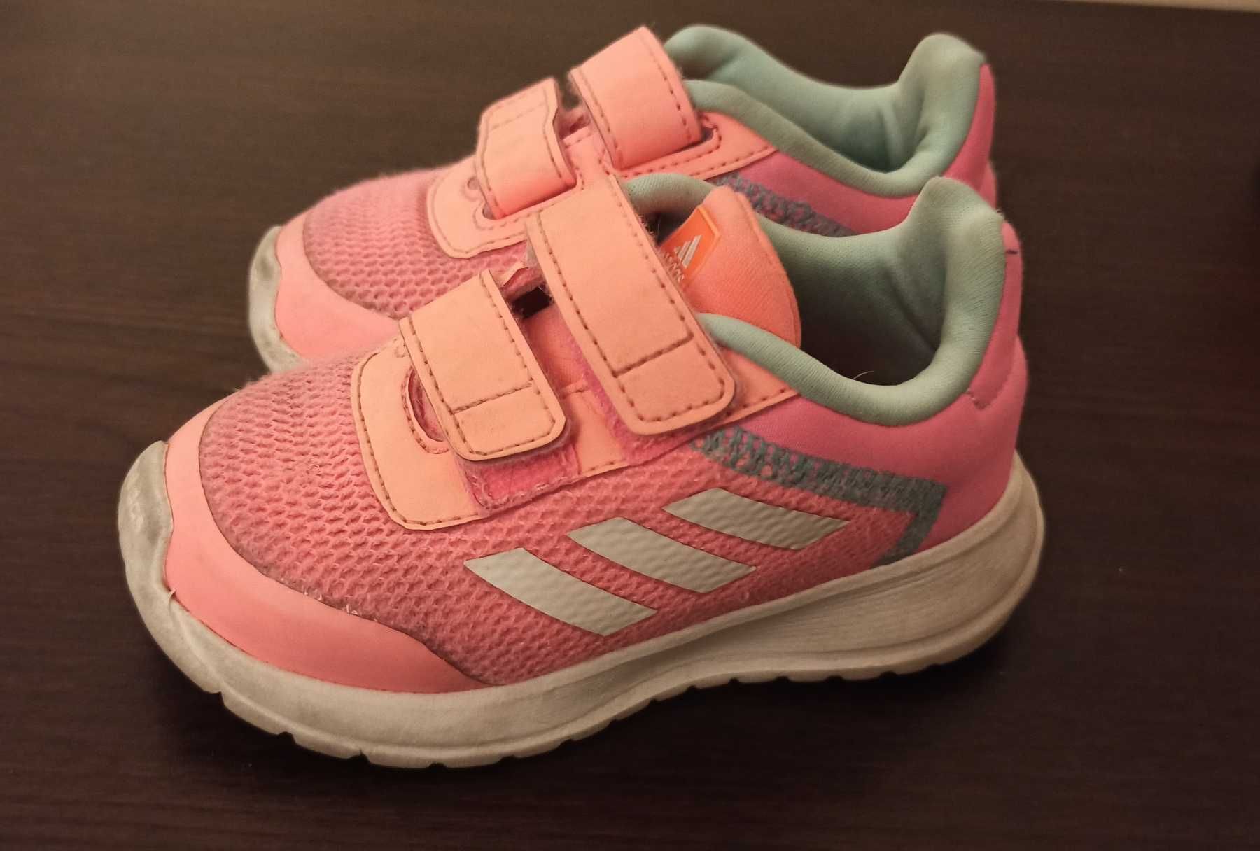 Buty Adidas różowe rzep r.22