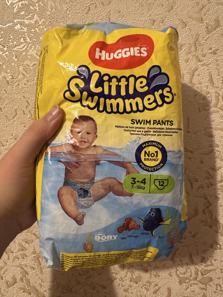 Підгузки трусики для плавання дитячі хагіс, huggies