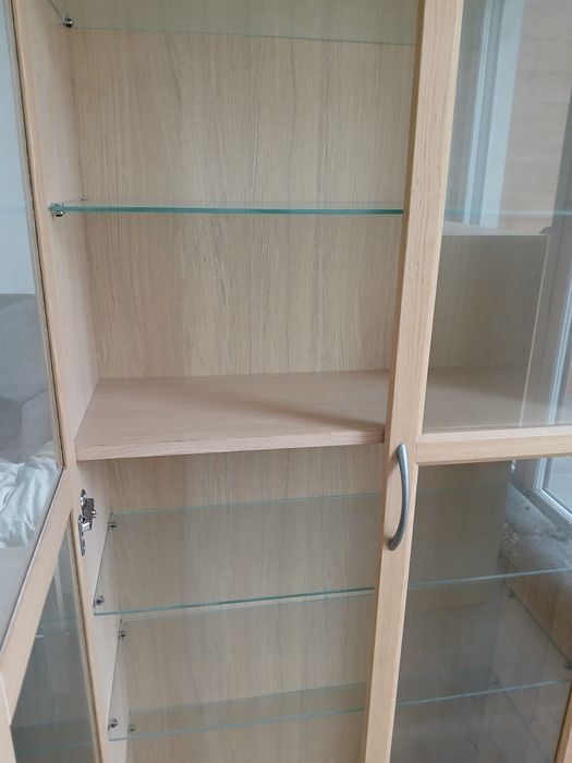 Witryna Ikea szklane drzwi oxberg