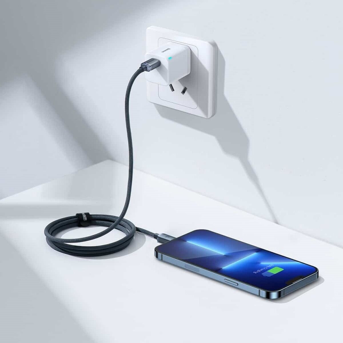 Кабель Baseus с чипом 1.2м для Айфон Type-C iP Быстрая Зарядка PD20W