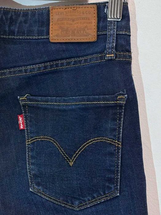Levis damskie jeansy W27 skinny high rise ciemne vintage Y2K hit