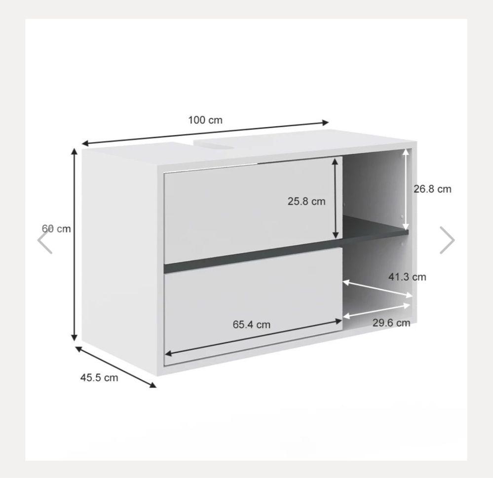 Szafka łazienkowa VICCO 100x60x45.5cm