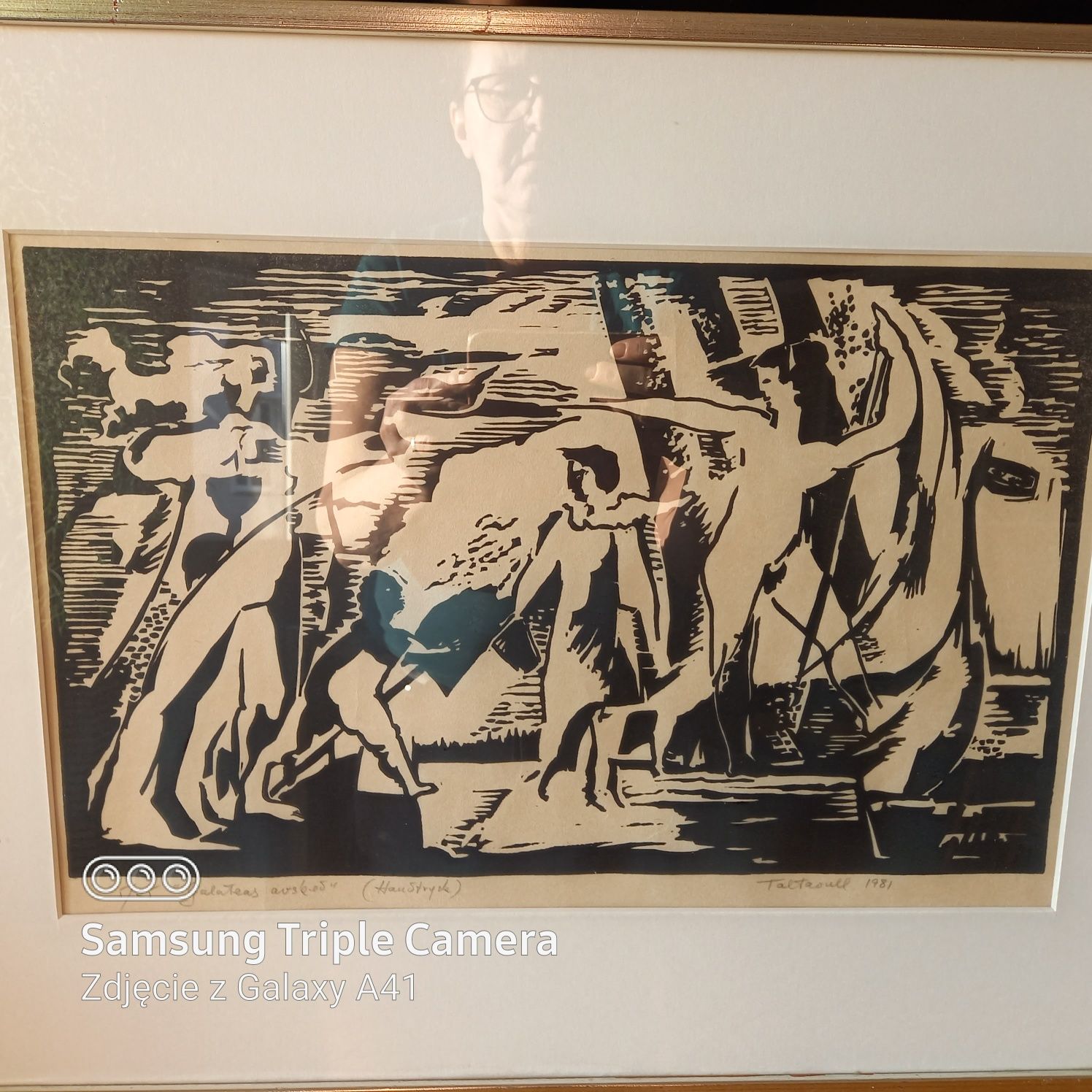 Grafika, Szwecja, vintage, limitowana seria, sygnowana.