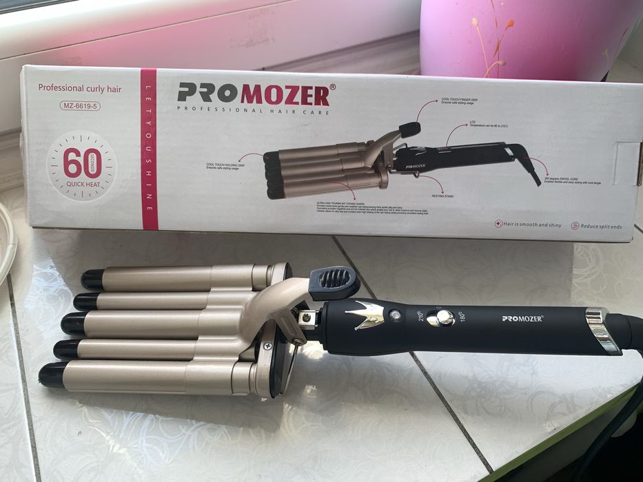 Професійна плойка для волосся 5 хвиль