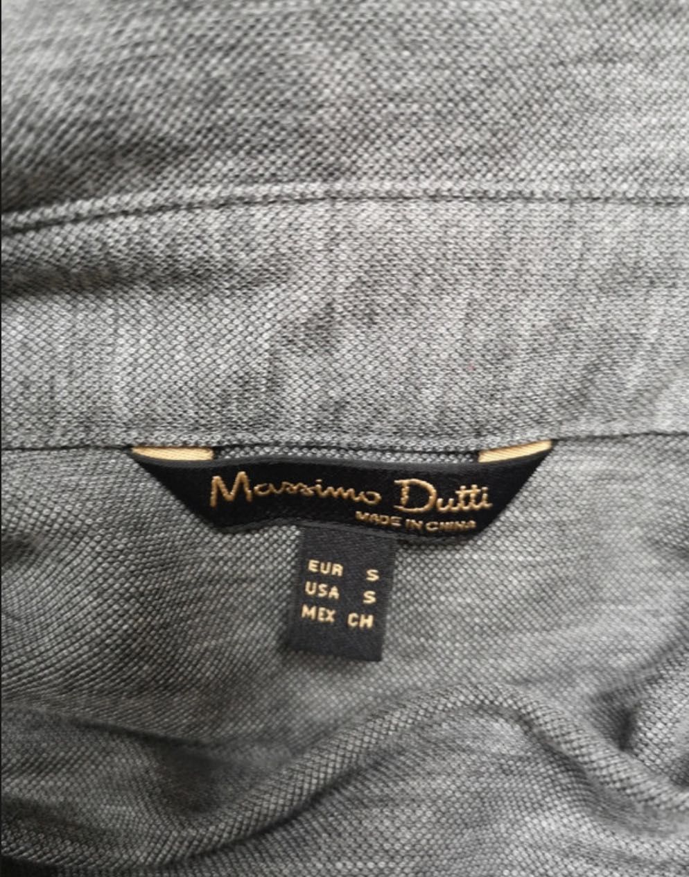 Sukienka tunika Massimo Dutti r. S midi szara