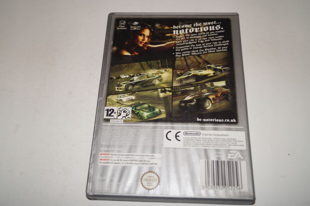 Need For Speed Most Wanted 2005 Gamecube Nintendo Gamecube Pudełkowa