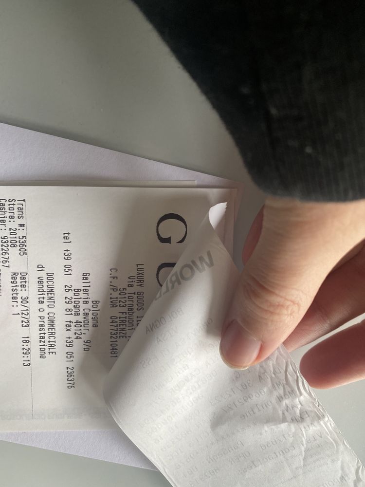 Gucci oryginalna materialowa torebka
