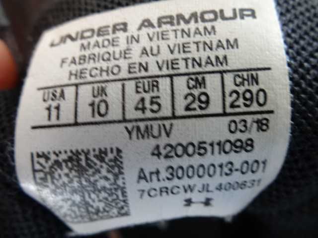 Buty UNDER ARMOUR LIGTNING 2 roz 45 Bieganie Sportowe