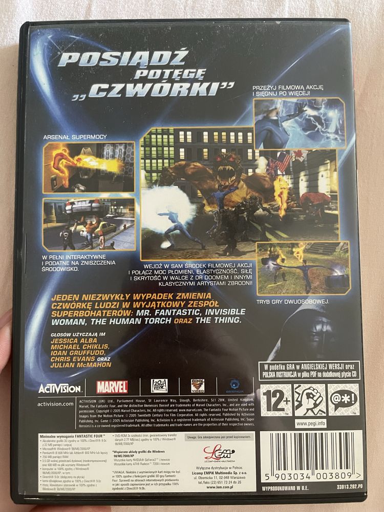Gra PC Fantastic Four Fantastyczna Czwórka