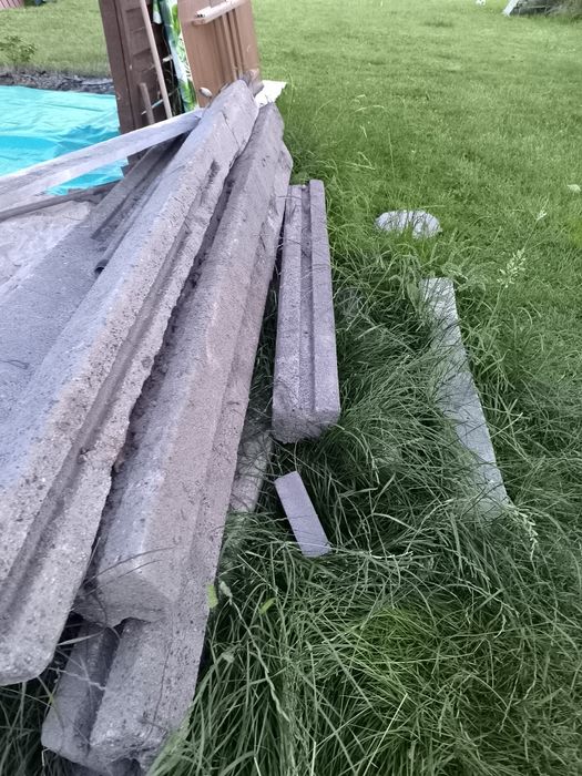 Słupki betonowe ogrodzenie 250cm