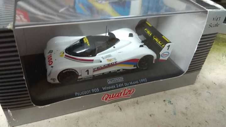Peugeot 905 - Vencedor Le Mans 92 - Quartzo 1/43