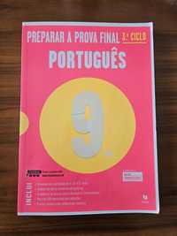 Livro de preparação prova final Português 9° ano - Editora Texto