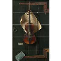 "O velho violino" de William Michael Harnett