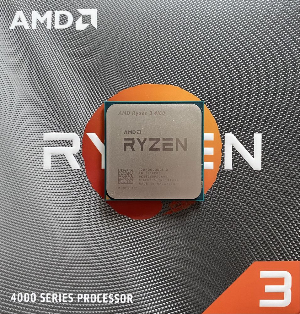 Спритний процесор AMD Ryzen 3 4100 AM4 - 4 ядра, 8 потоків - BOX Обмін