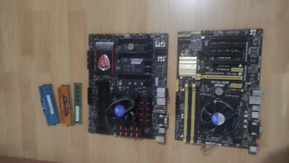 MSI Z97 Gaming 5, Asus B85 Plus, i5 4670k, i54570, 12Gb DDR3