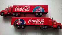 ciężarówki coca cola 2 szt; skala 1:87 - konwersja Idą Święta