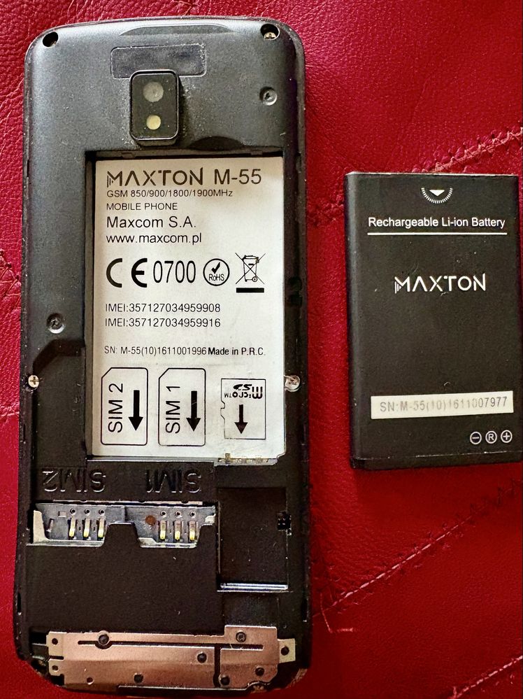 Telefon Maxton M-55 , dla seniora , sprawny.