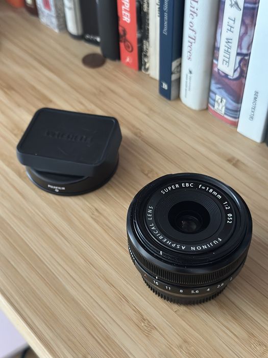 Lente Fujifilm X 18mm f2.0