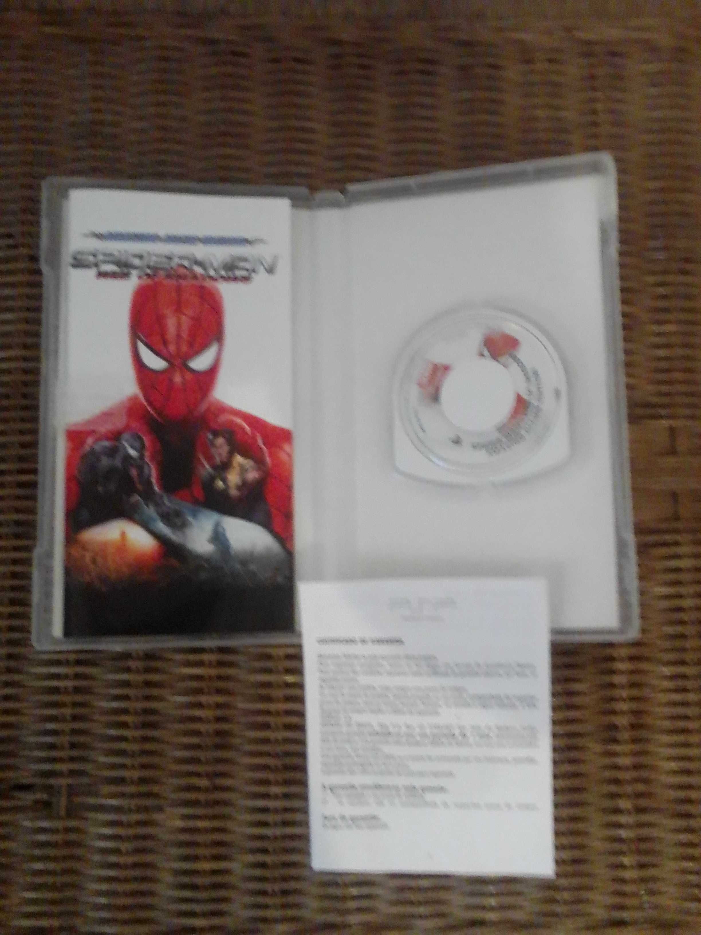 Jogo Playstation Portable PSP Spiderman Web Of Shadows