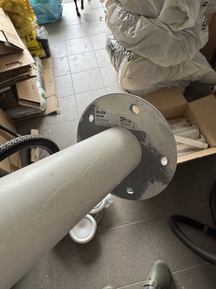 6x nogi regulowane do biurka Ikea Olov